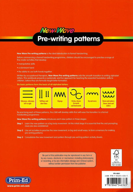 New Wave Pre-Writing Patterns by Prim-Ed Publishing on Schoolbooks.ie