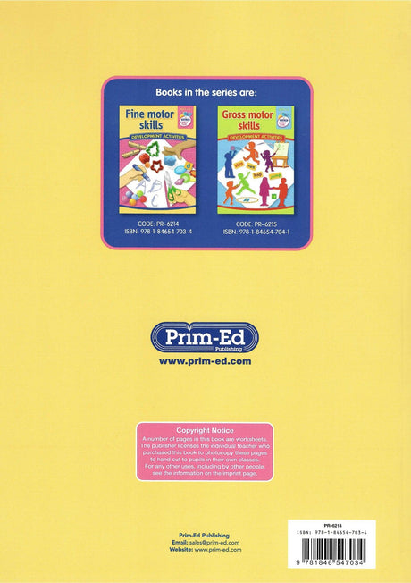 Fine Motor Skills - Development Activities by Prim-Ed Publishing on Schoolbooks.ie