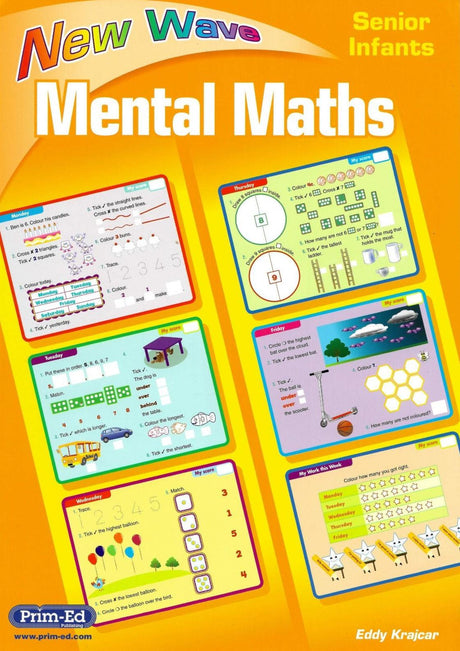 New Wave Mental Maths - Senior Infants by Prim-Ed Publishing on Schoolbooks.ie