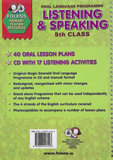 ■ Listening & Speaking - 5th Class (Book & CD) by Folens on Schoolbooks.ie