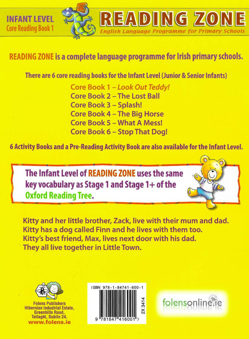 Look Out Teddy - Junior Infants - Core Book by Folens on Schoolbooks.ie