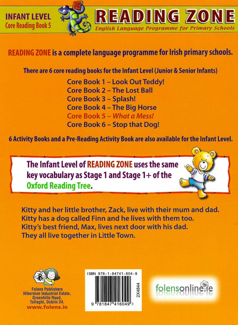Reading Zone - What a Mess - Core Book by Folens on Schoolbooks.ie