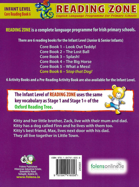 Reading Zone - Stop That Dog - Core Book by Folens on Schoolbooks.ie