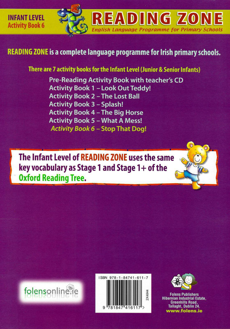 Reading Zone - Stop That Dog - Activity Book by Folens on Schoolbooks.ie