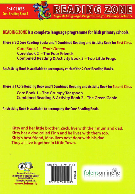 Reading Zone - Finn's Dream - Core Book by Folens on Schoolbooks.ie