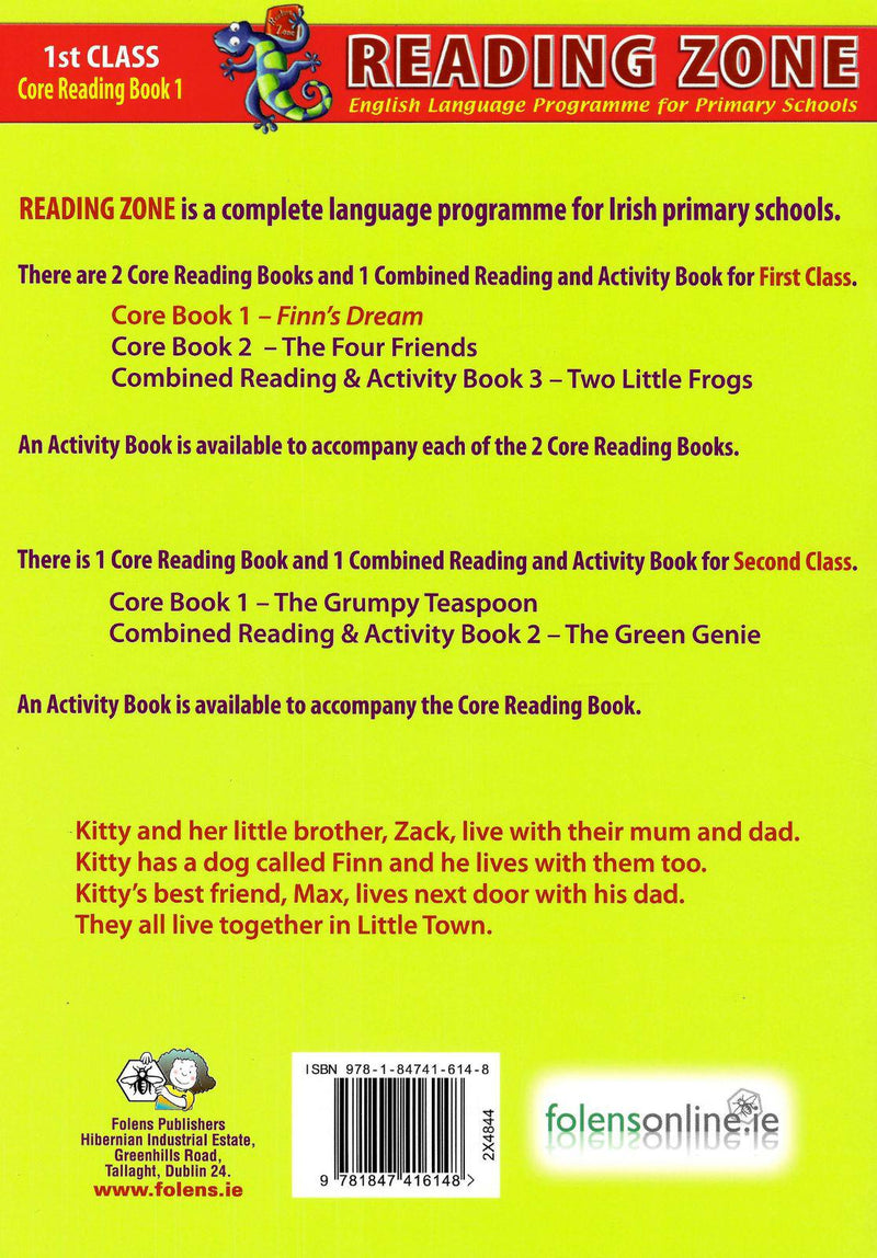 Reading Zone - Finn's Dream - Core Book by Folens on Schoolbooks.ie