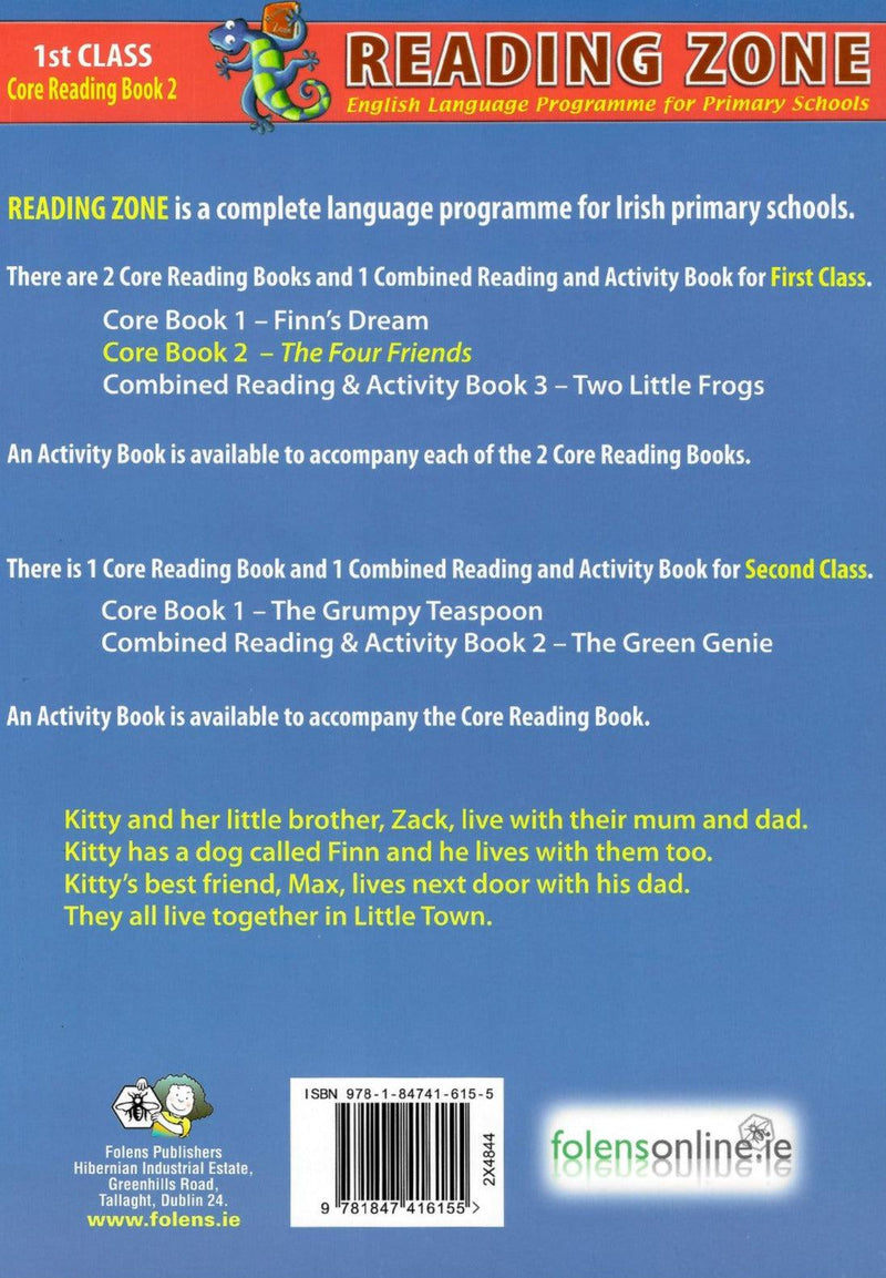 Reading Zone - The Four Friends - Core Book by Folens on Schoolbooks.ie