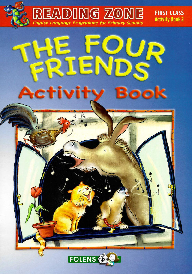 Reading Zone - The Four Friends - Activity Book by Folens on Schoolbooks.ie