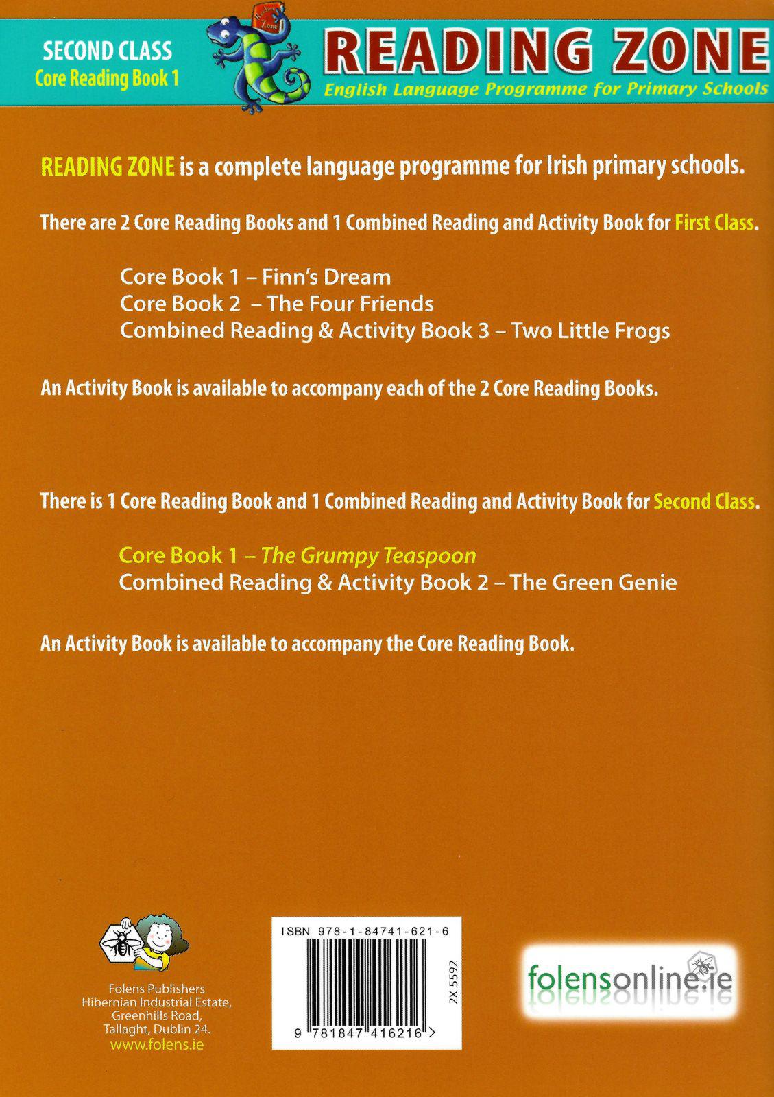 Reading Zone - The Grumpy Teaspoon - Core Book by Folens on Schoolbooks.ie