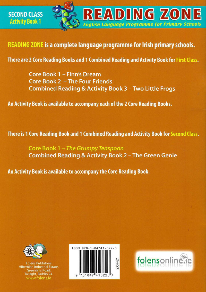 Reading Zone - The Grumpy Teaspoon - Activity Book by Folens on Schoolbooks.ie