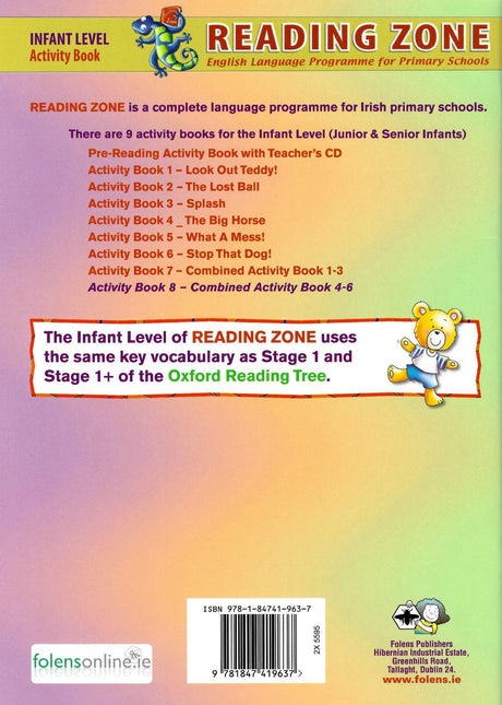 Reading Zone - Senior Infants Activity Book for Readers 4-6 by Folens on Schoolbooks.ie