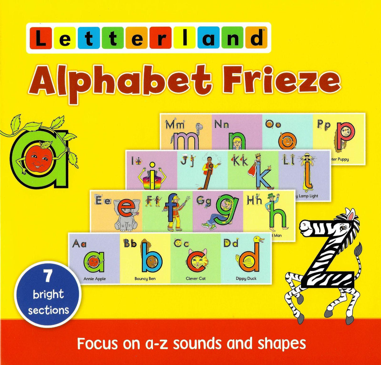 ■ Letterland Alphabet Frieze by Letterland on Schoolbooks.ie