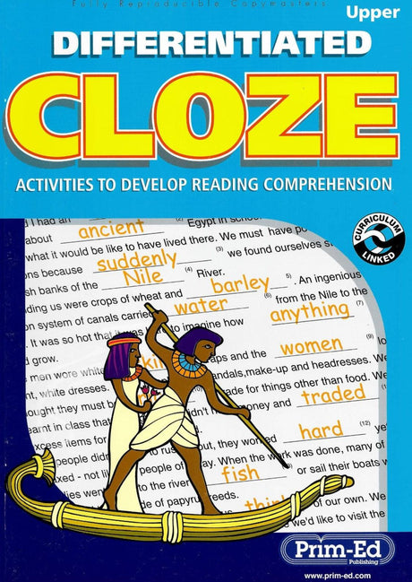 Differentiated Cloze Upper by Prim-Ed Publishing on Schoolbooks.ie