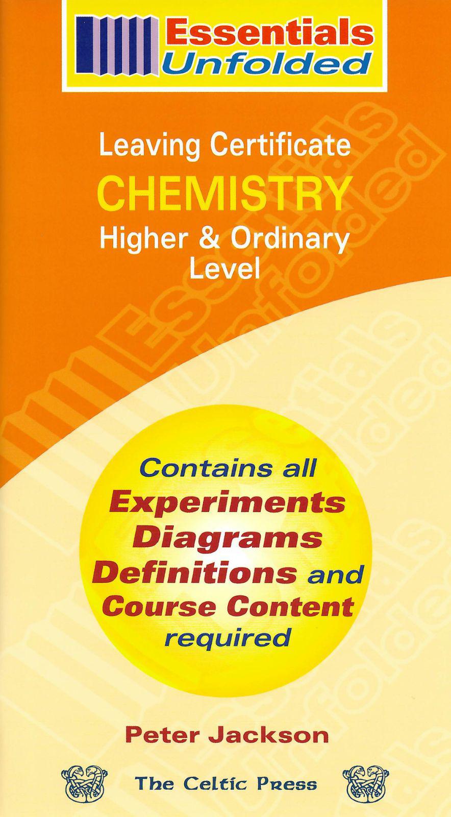 Essentials Unfolded - Leaving Cert - Chemistry by Celtic Press (now part of CJ Fallon) on Schoolbooks.ie