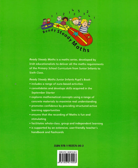 Ready Steady Maths - Junior Infants Activity Book by Carroll Heinemann on Schoolbooks.ie