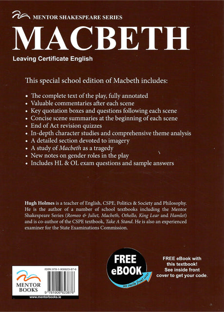 Macbeth - New Edition (2024) by Mentor Books on Schoolbooks.ie