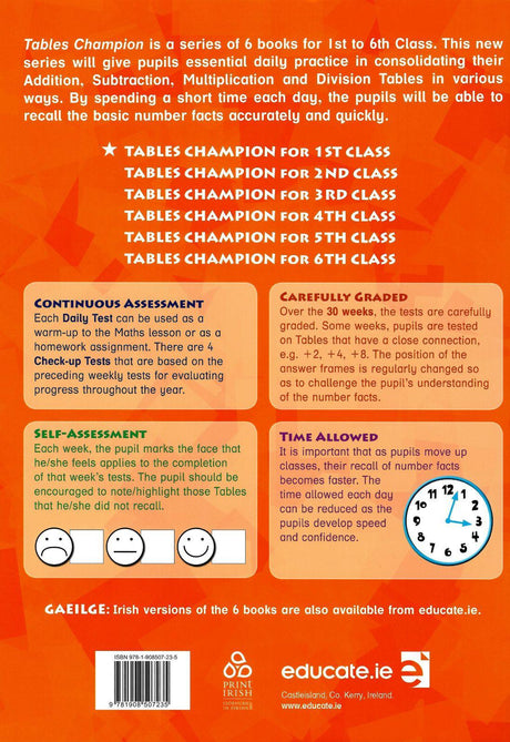 Tables Champion 1 by Educate.ie on Schoolbooks.ie