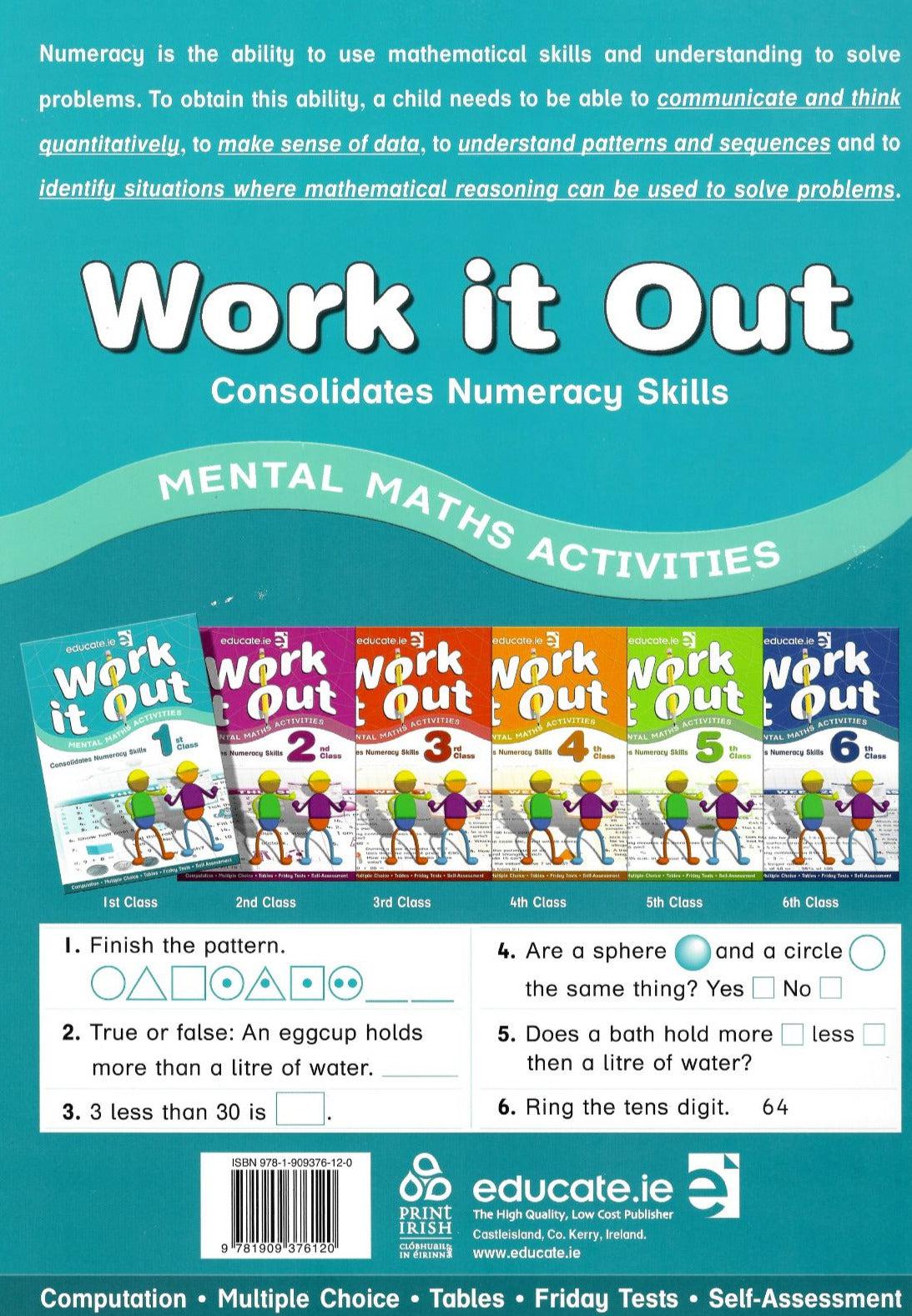 Work it Out - 1st Class by Educate.ie on Schoolbooks.ie