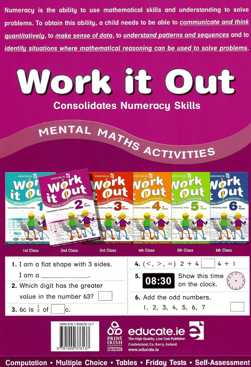 Work it Out - 2nd Class by Educate.ie on Schoolbooks.ie