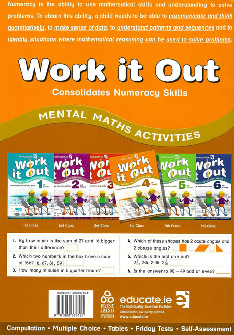 Work it Out - 4th Class by Educate.ie on Schoolbooks.ie