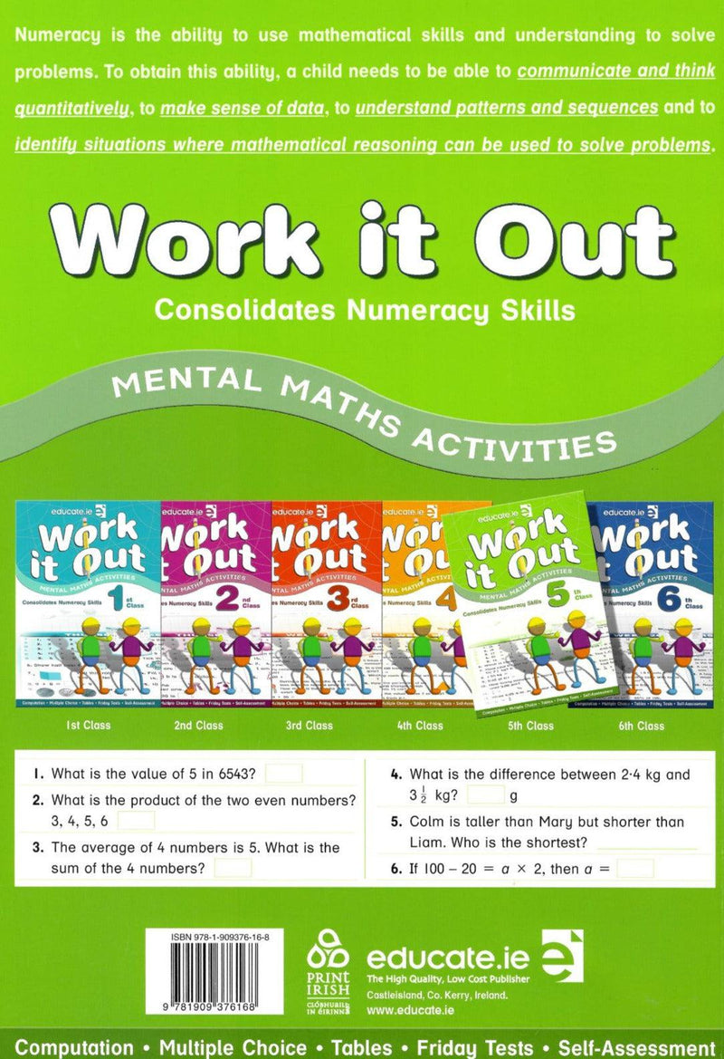 Work it Out - 5th Class by Educate.ie on Schoolbooks.ie