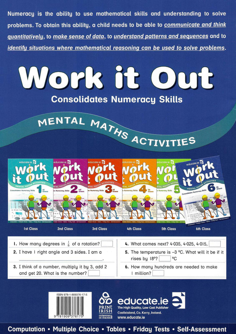 Work it Out - 6th Class by Educate.ie on Schoolbooks.ie