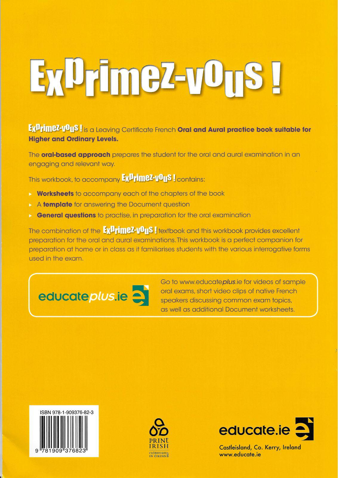 Exprimez-vous! - Textbook & Workbook Set by Educate.ie on Schoolbooks.ie