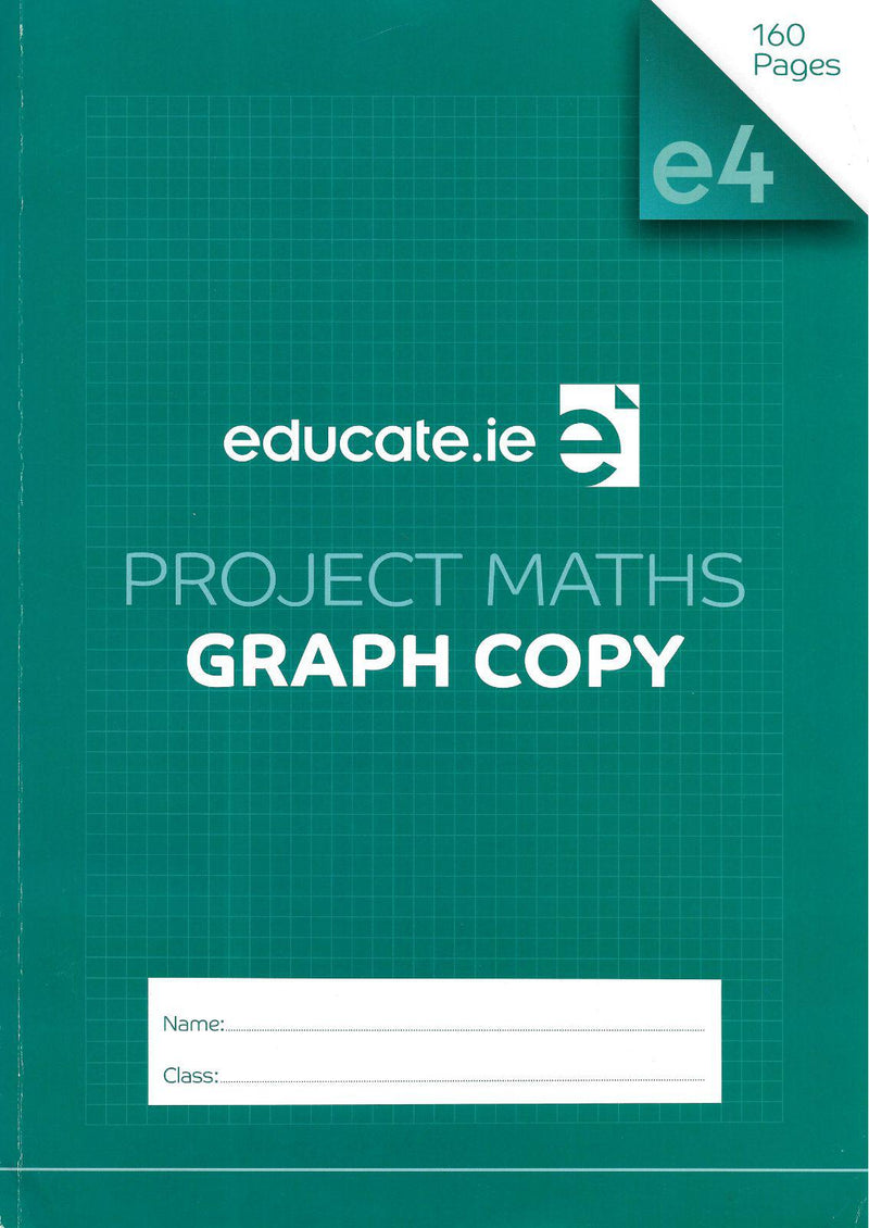 Project Maths Graph Copy A4 - 160 Page by Educate.ie on Schoolbooks.ie