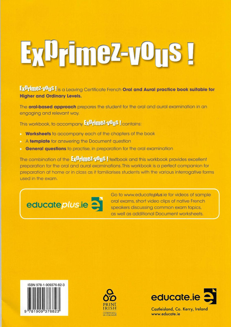 Exprimez Vous! Workbook Only by Educate.ie on Schoolbooks.ie