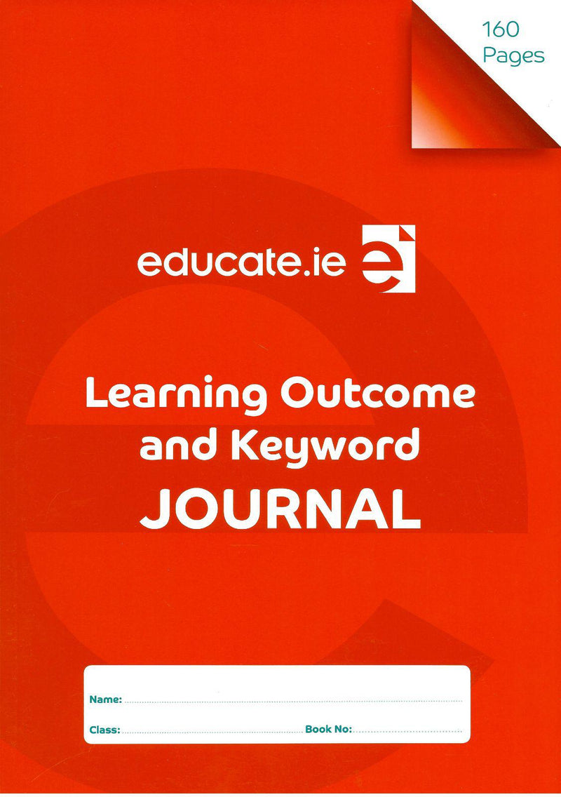 Learning Outcome and Keyword Journal by Educate.ie on Schoolbooks.ie