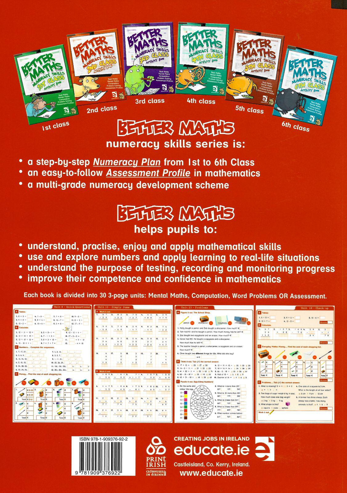 Better Maths - 2nd Class by Educate.ie on Schoolbooks.ie