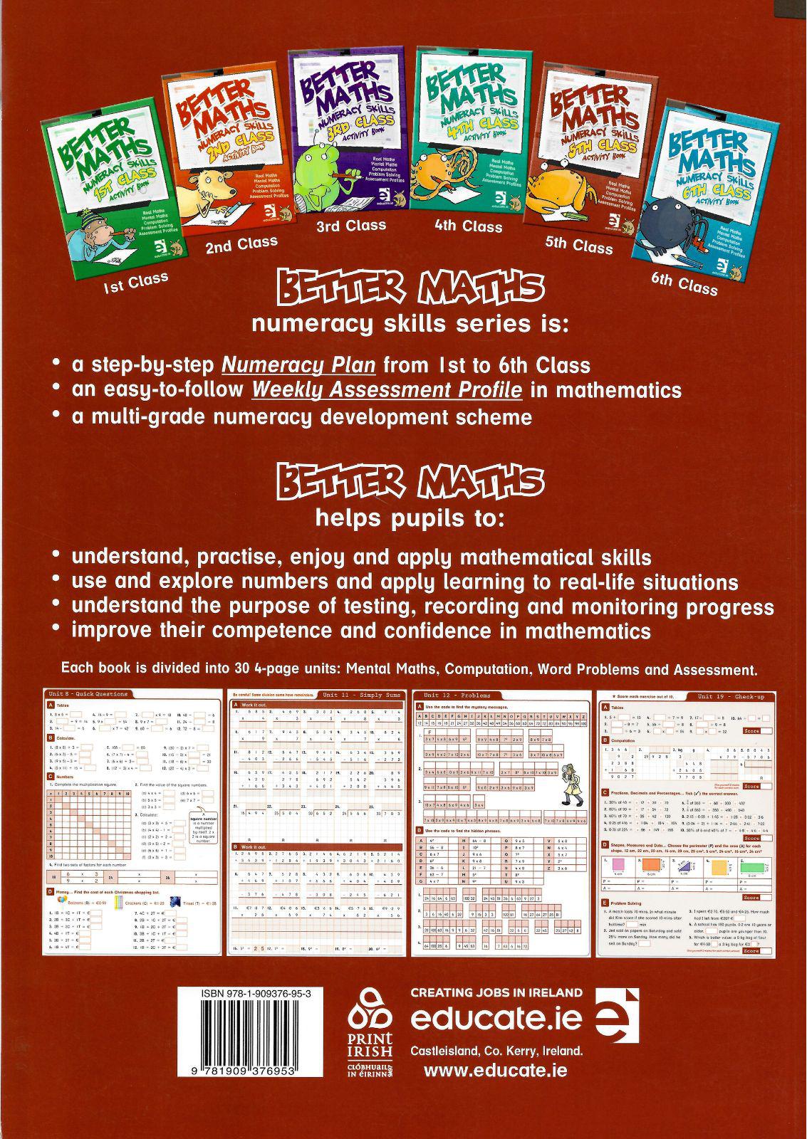 Better Maths - 5th Class by Educate.ie on Schoolbooks.ie