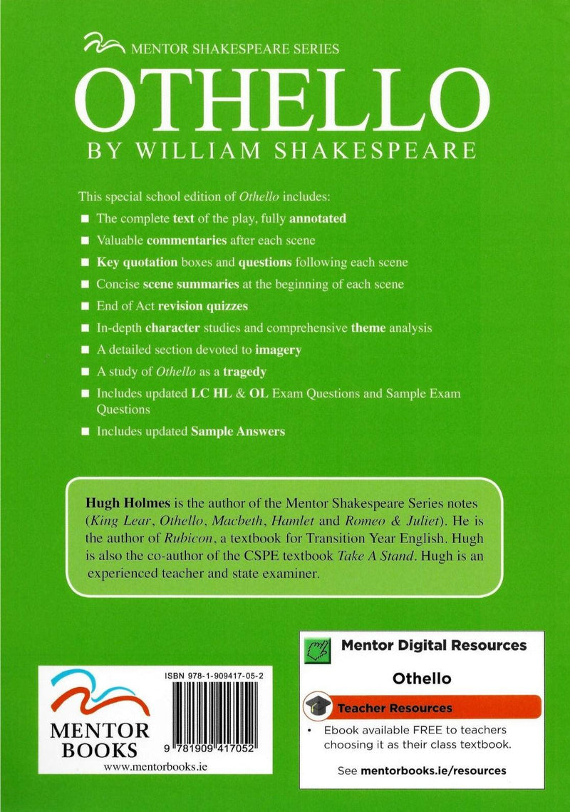 Othello by Mentor Books on Schoolbooks.ie