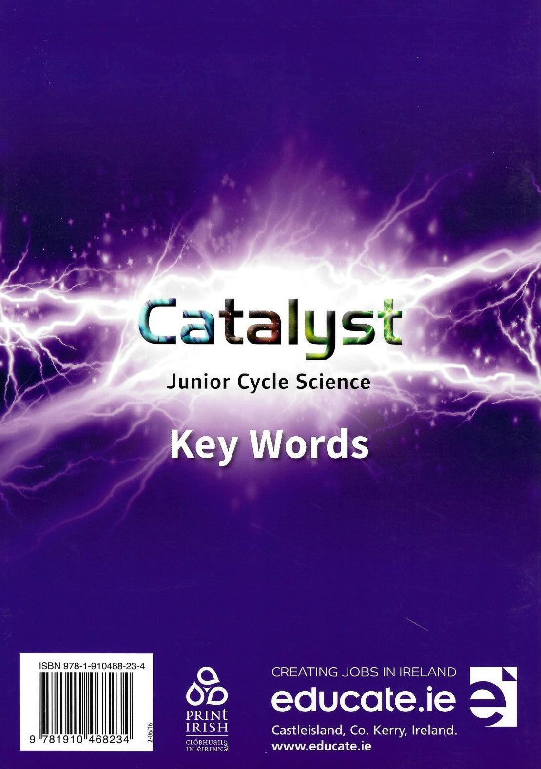 Catalyst - Junior Cycle Science Key Words Book by Educate.ie on Schoolbooks.ie