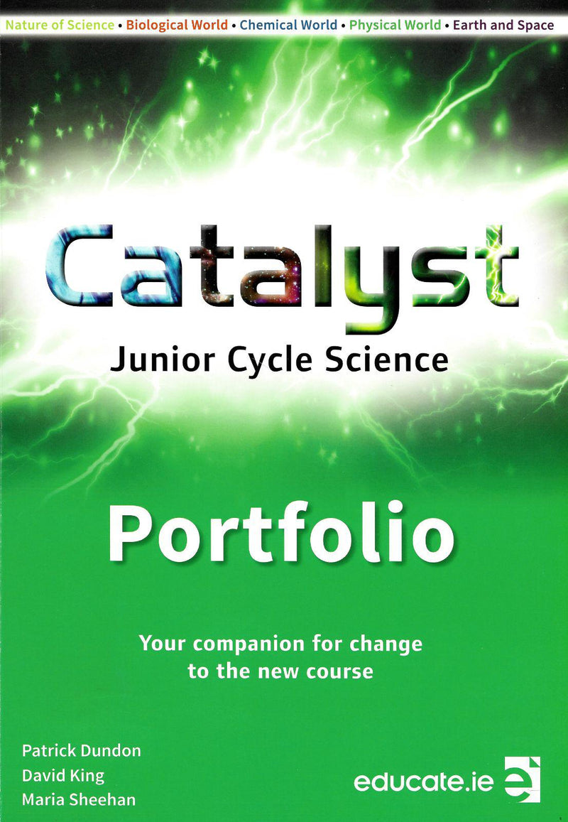 Catalyst - Junior Cycle Science Portfolio Book by Educate.ie on Schoolbooks.ie