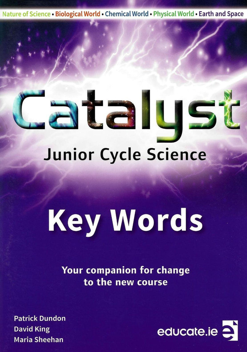 Catalyst - Junior Cycle Science Key Words Book by Educate.ie on Schoolbooks.ie