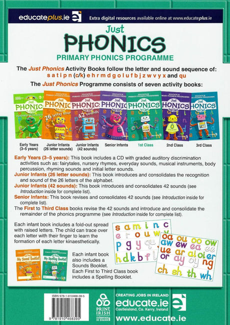 ■ Just Phonics 1st Class by Educate.ie on Schoolbooks.ie