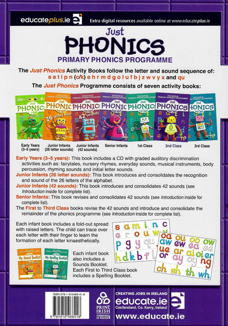 Just Phonics 2nd Class by Educate.ie on Schoolbooks.ie