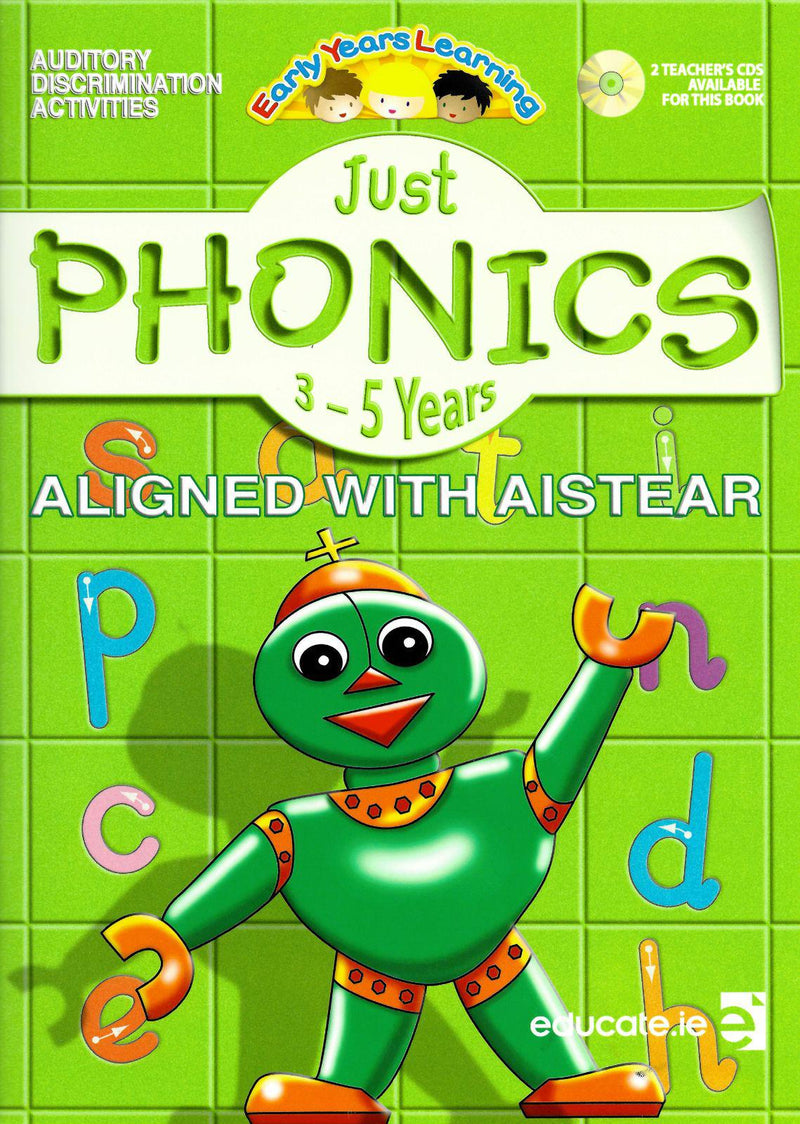 Just Phonics Early Years Learning (3-5years) by Educate.ie on Schoolbooks.ie