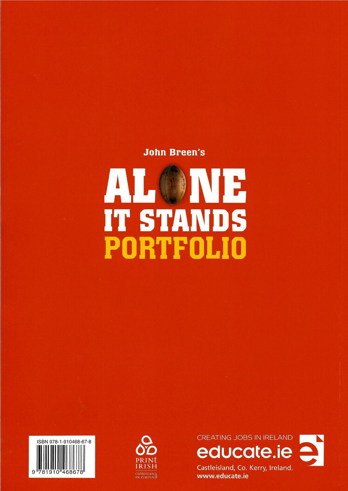 ■ Alone it Stands + FREE Portfolio Book by Educate.ie on Schoolbooks.ie