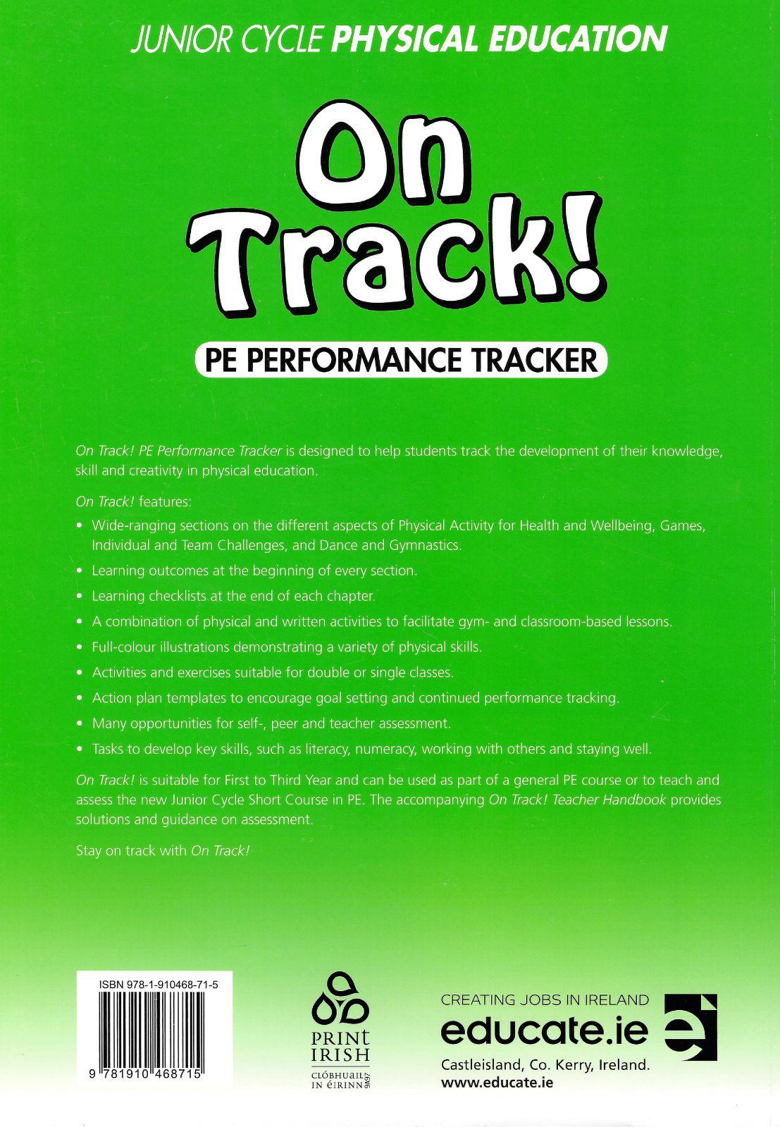 ■ On Track! PE Performance Tracker by Educate.ie on Schoolbooks.ie