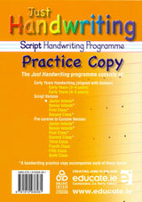 Just Handwriting - Junior Infants - Script Style by Educate.ie on Schoolbooks.ie