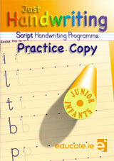 Just Handwriting - Junior Infants - Script Style by Educate.ie on Schoolbooks.ie