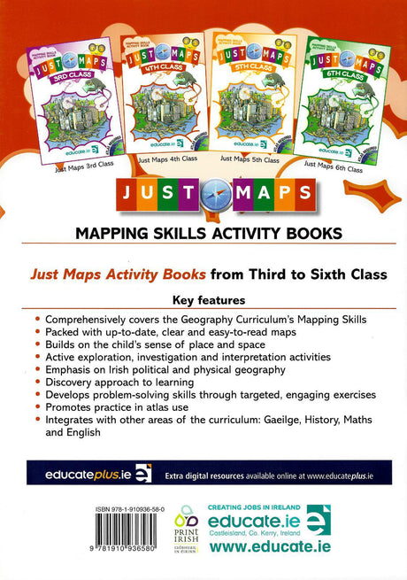 Just Maps 4th Class by Educate.ie on Schoolbooks.ie