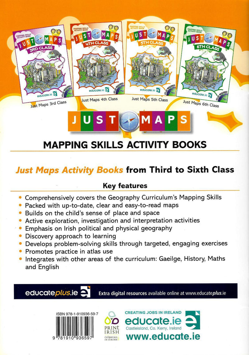 Just Maps 5th Class by Educate.ie on Schoolbooks.ie