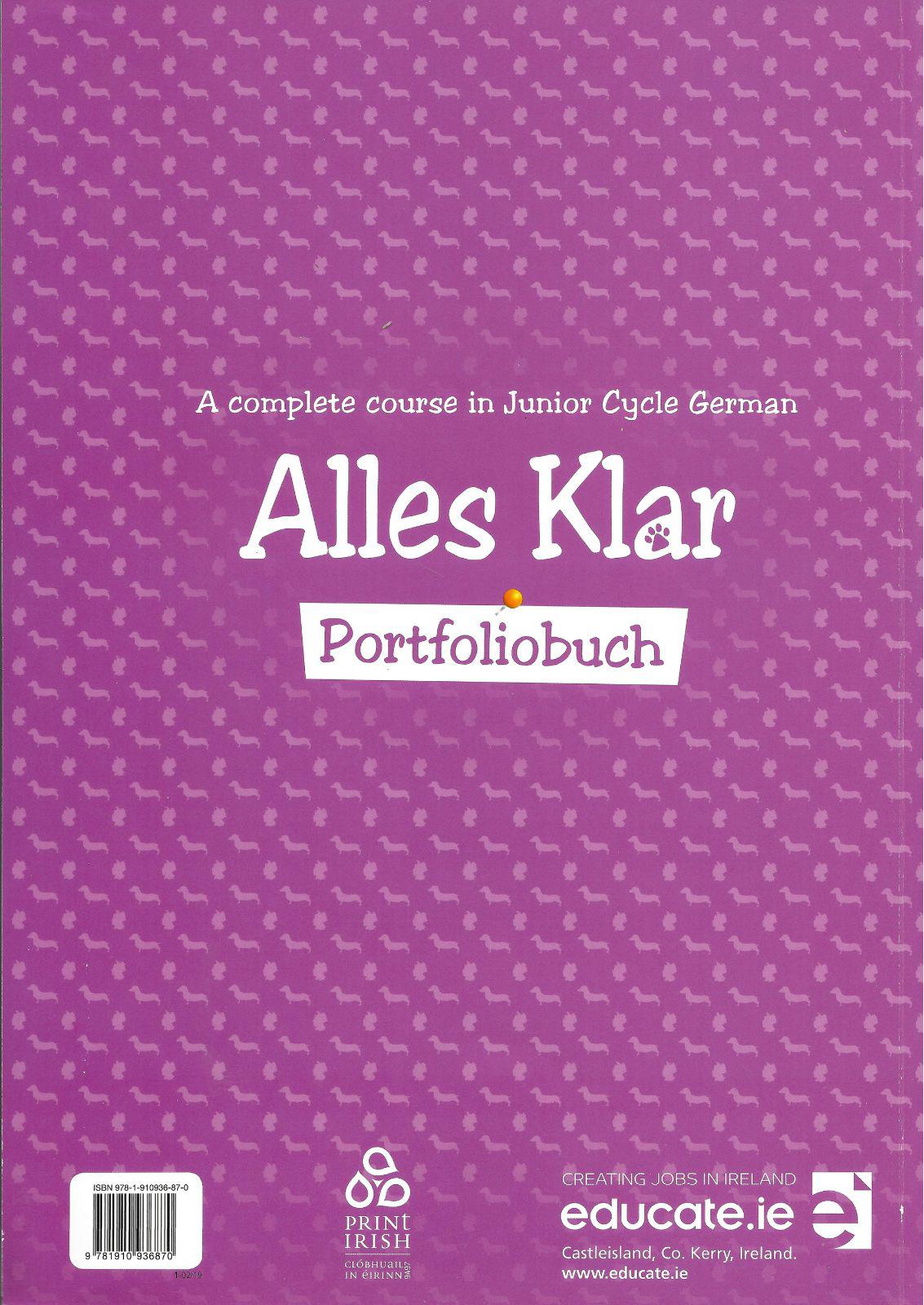 Alles Klar - Textbook & Portfoliobuch Set by Educate.ie on Schoolbooks.ie