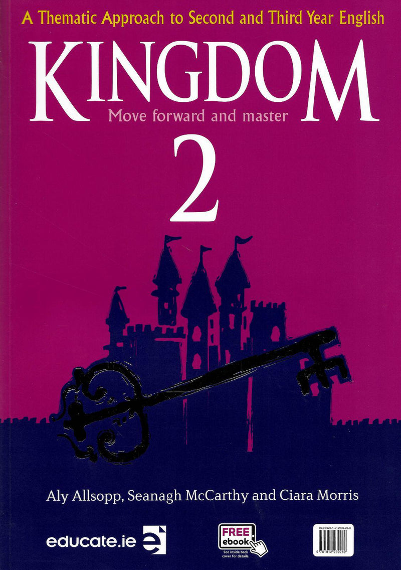 Kingdom 2 - Junior Cycle English - Textbook & Combined Portfolio & Grammar Primer Book Set by Educate.ie on Schoolbooks.ie
