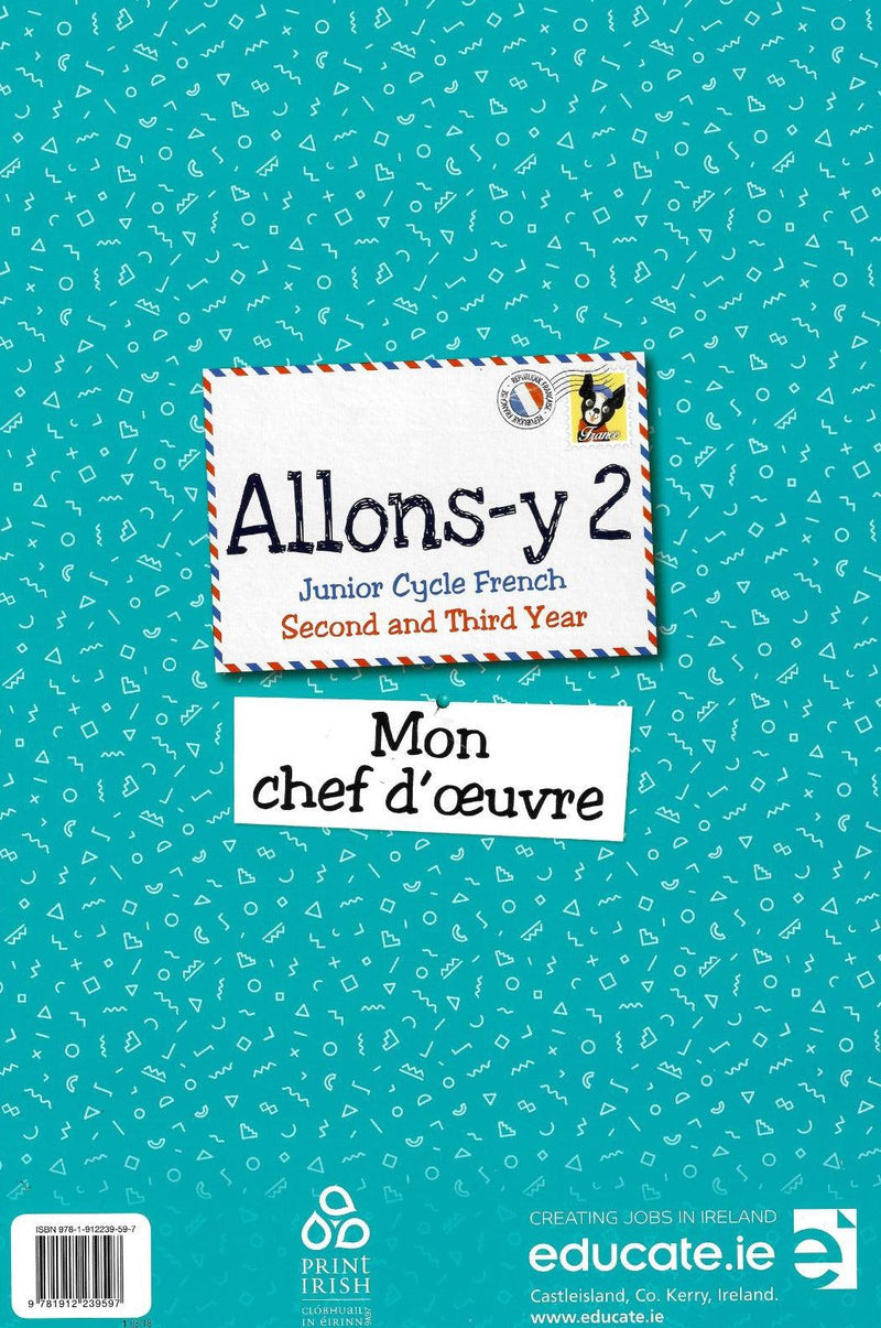 Allons-y 2 - Junior Cycle French - Textbook, Mon chef d'oeuvre Book & Lexique - Set - 1st / Old Edition (2018) by Educate.ie on Schoolbooks.ie