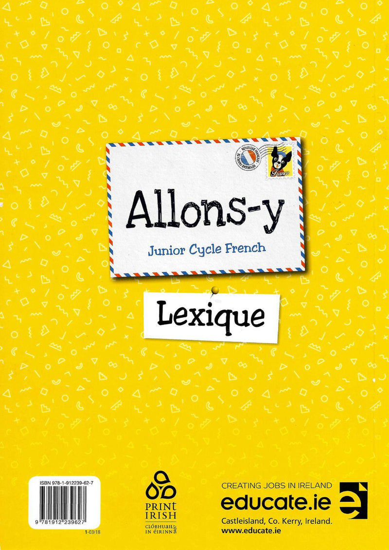 Allons-y 2 - Junior Cycle French - Lexique (Vocabulary) Book Only by Educate.ie on Schoolbooks.ie
