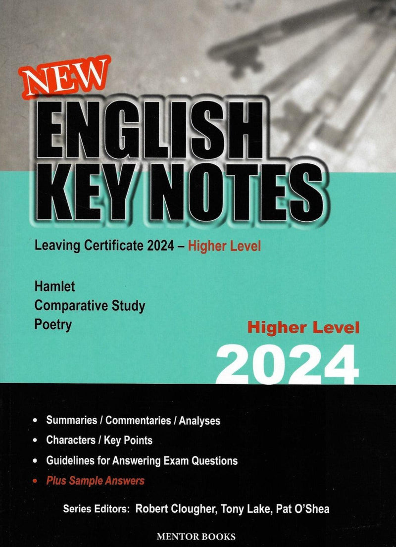 English Key Notes 2024 - Higher Level by Mentor Books on Schoolbooks.ie